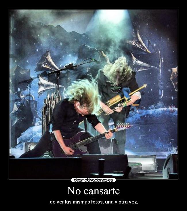 carteles nightwish concierto fotos desmotivaciones