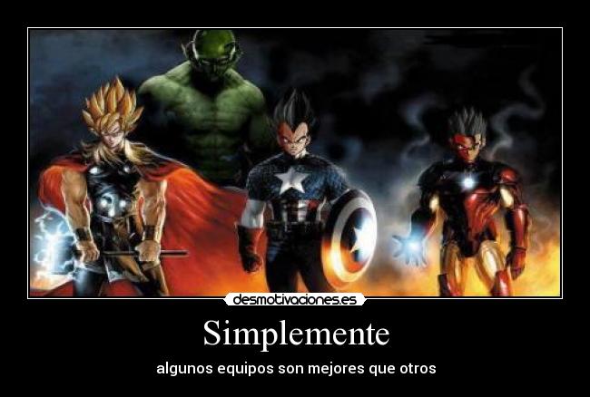 Simplemente - algunos equipos son mejores que otros