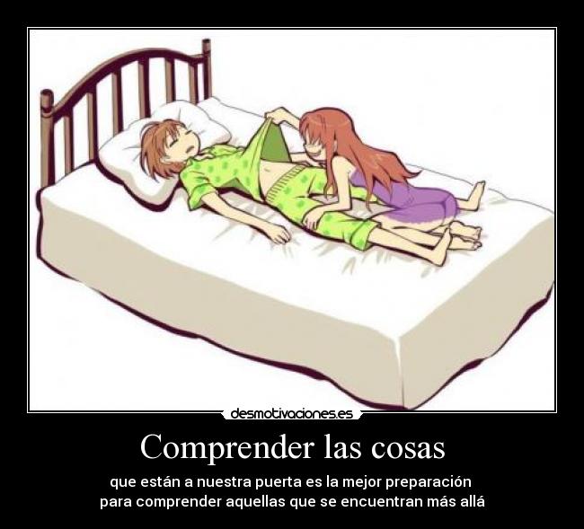 Comprender las cosas -