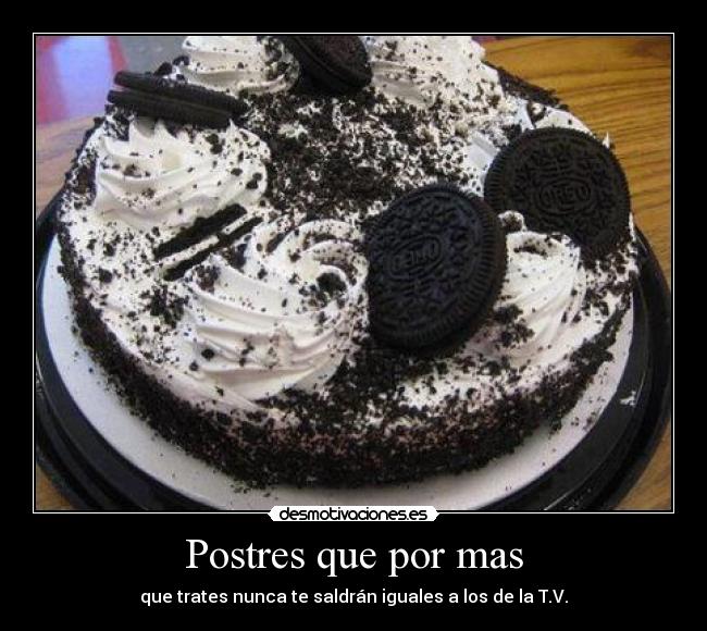 carteles postres desmotivaciones