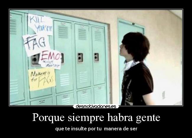 Porque siempre habra gente - 