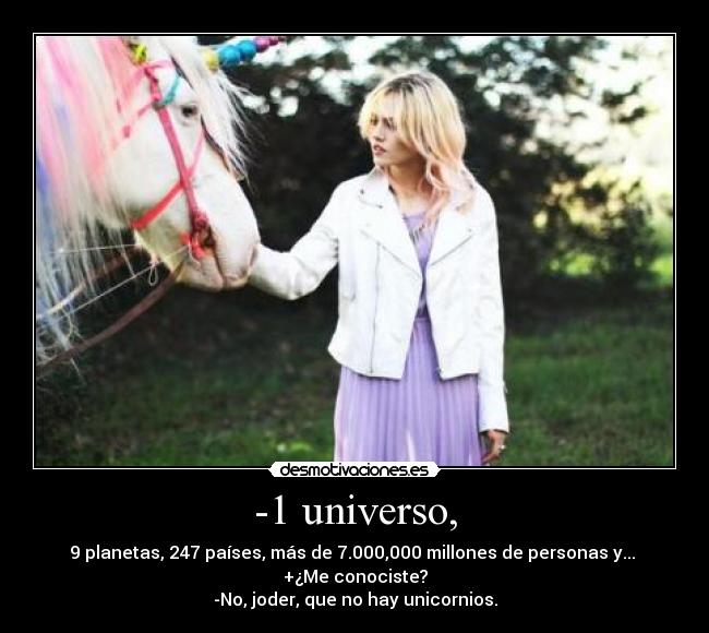-1 universo, -