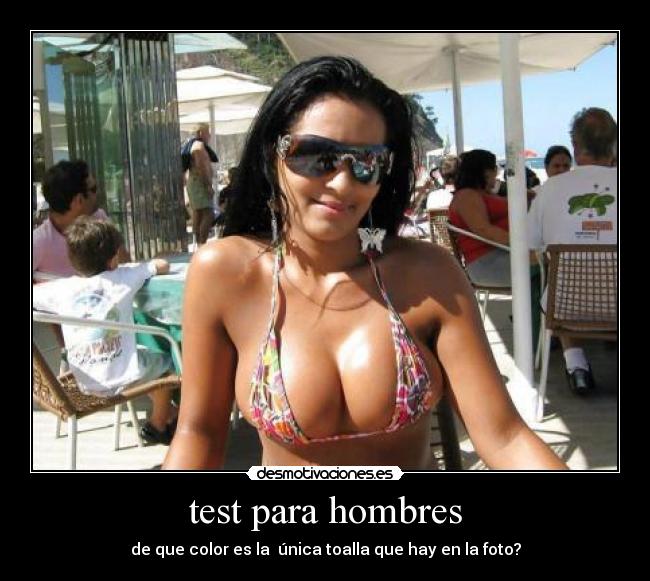 test para hombres - 