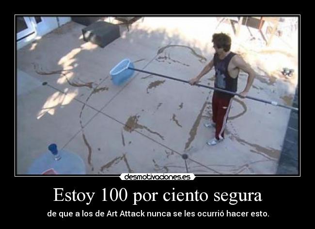 carteles los art atack nunca les ocurrio jaja desmotivaciones