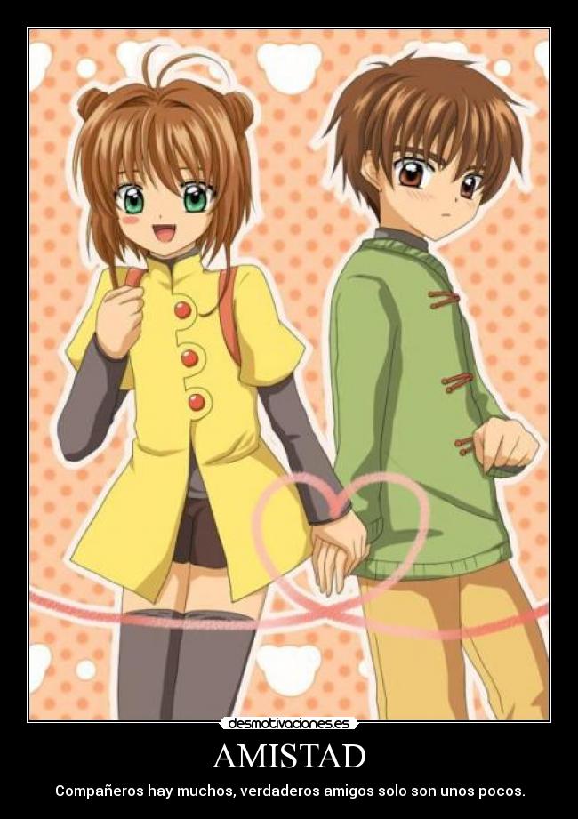 AMISTAD - Compañeros hay muchos, verdaderos amigos solo son unos pocos.