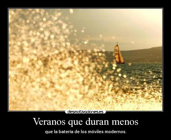 Veranos que duran menos -