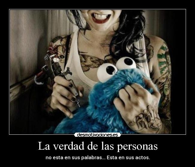 La verdad de las personas -