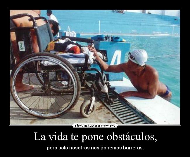 carteles vida obstaculos hay barreras desmotivaciones