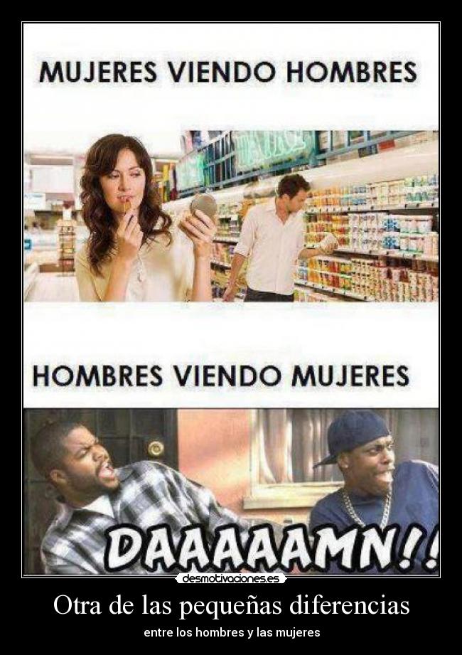 Otra de las pequeñas diferencias -