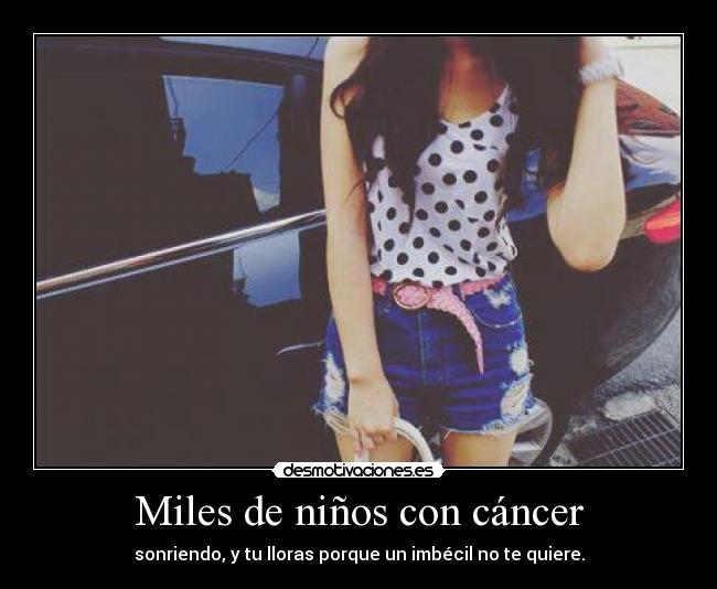 Miles de niños con cáncer - 