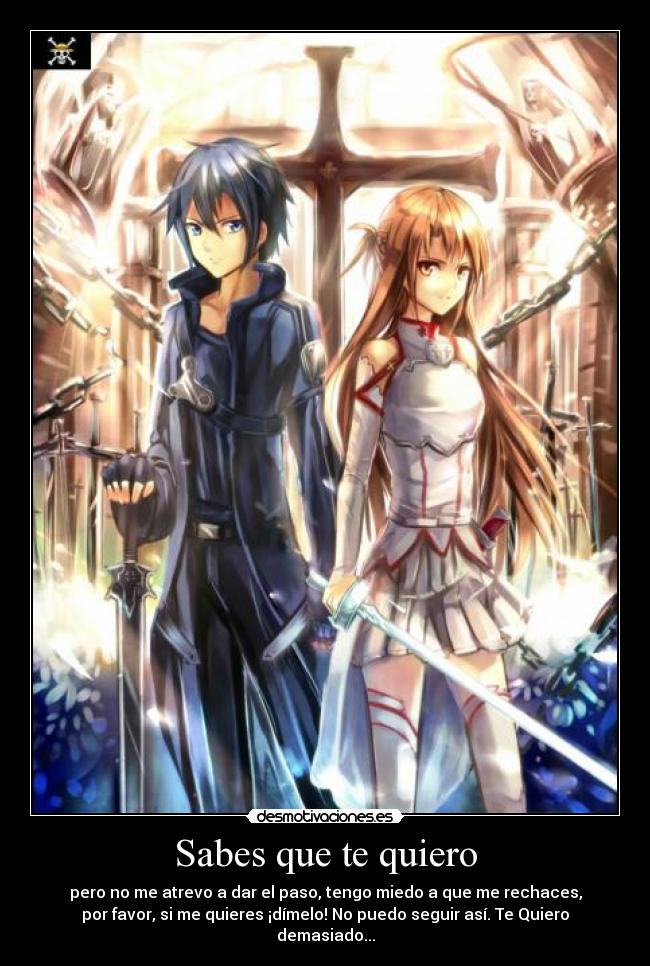 Sabes que te quiero -