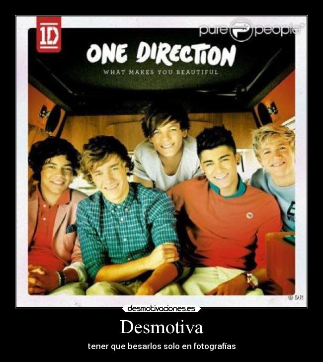 Desmotiva - tener que besarlos solo en fotografías