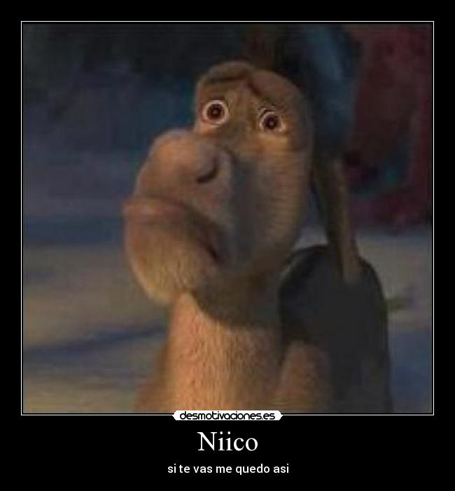 Niico - si te vas me quedo asi