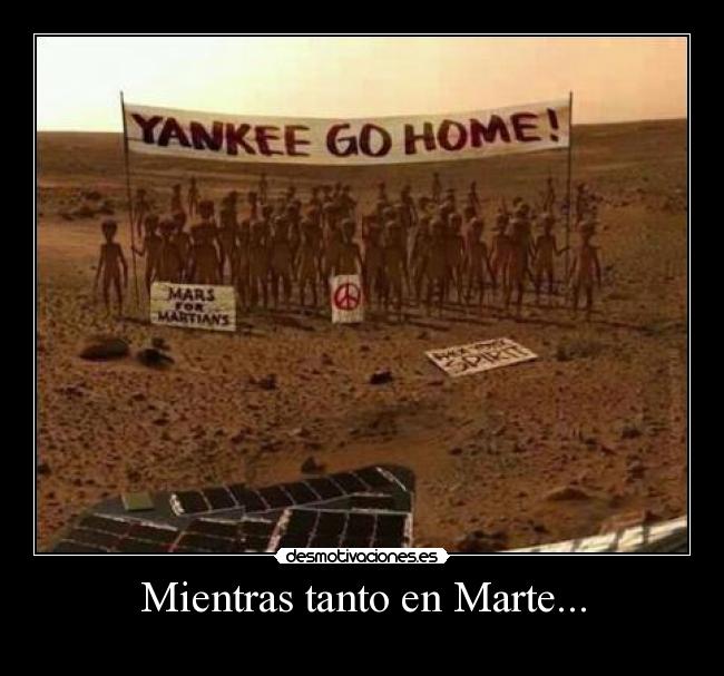 Mientras tanto en Marte... -