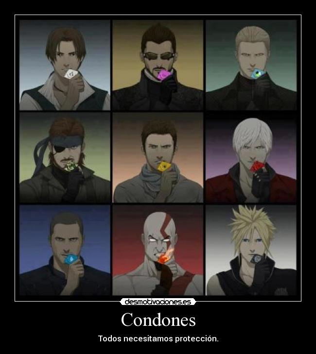 Condones - Todos necesitamos protección.