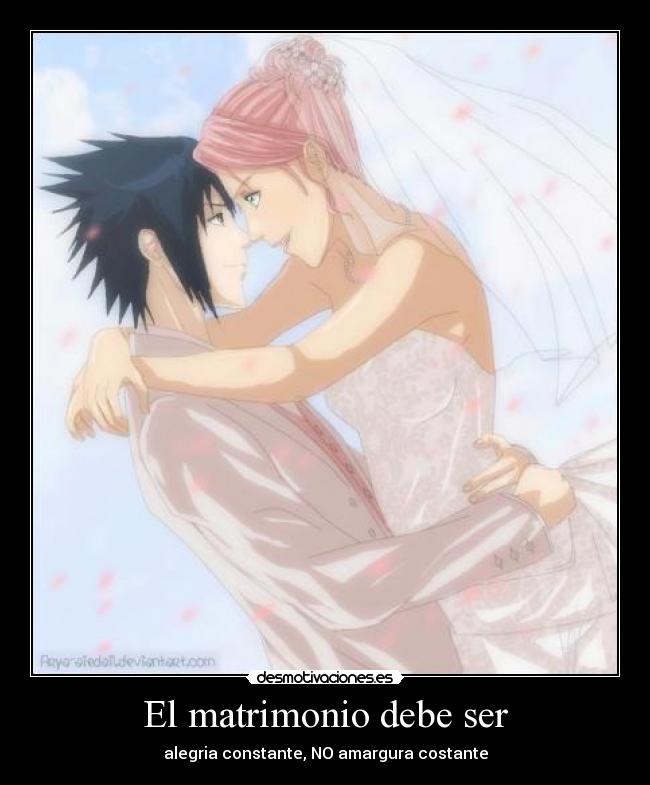 El matrimonio debe ser -