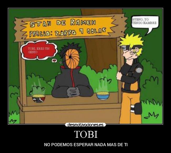 TOBI - NO PODEMOS ESPERAR NADA MAS DE TI