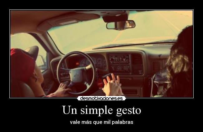 Un simple gesto - 