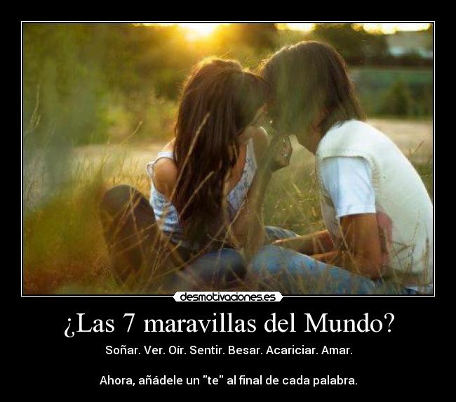 ¿Las 7 maravillas del Mundo? -