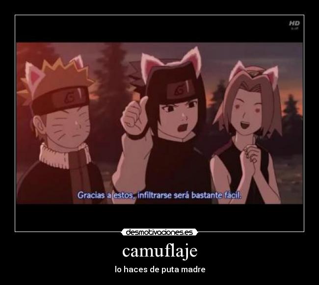 camuflaje - lo haces de puta madre