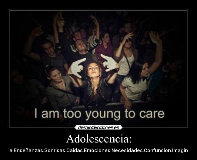 Adolescencia: - 