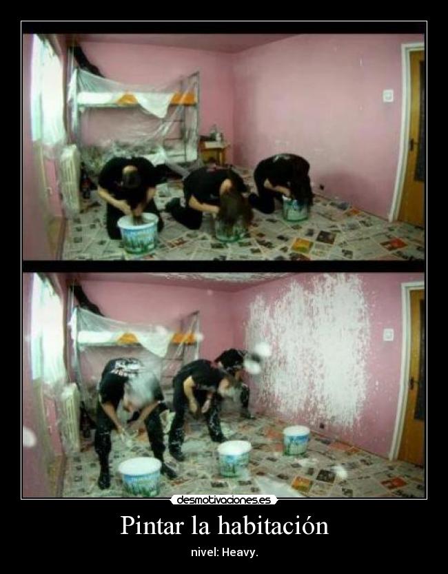 Pintar la habitación - nivel: Heavy.