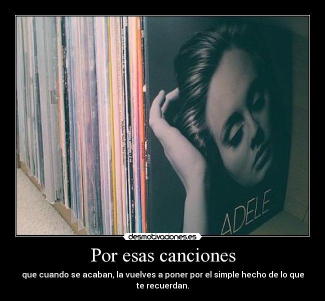 Por esas canciones -