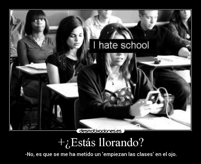 +¿Estás llorando? - 