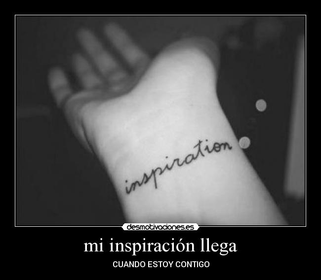 mi inspiración llega - CUANDO ESTOY CONTIGO