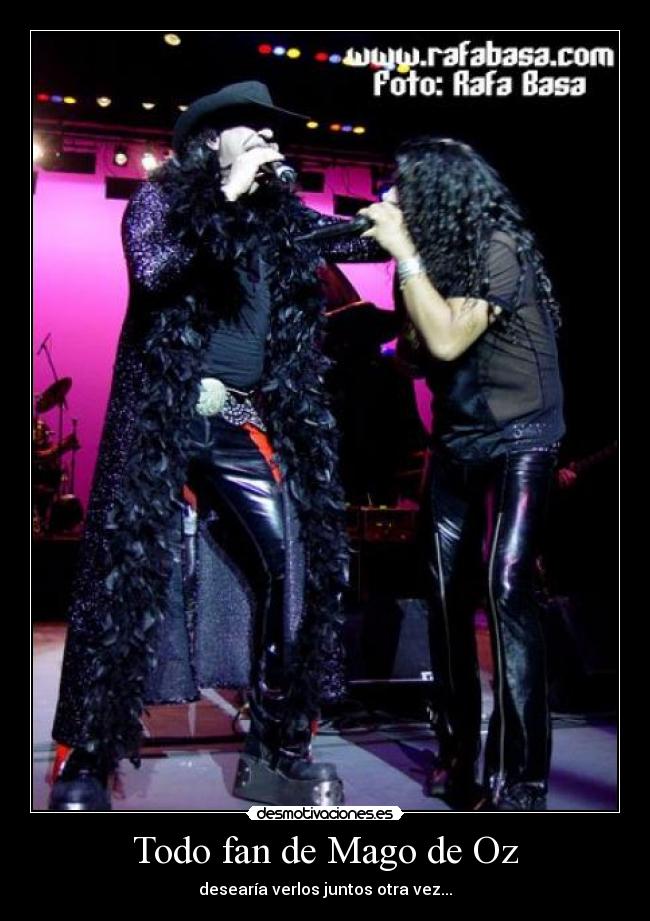 Todo fan de Mago de Oz -