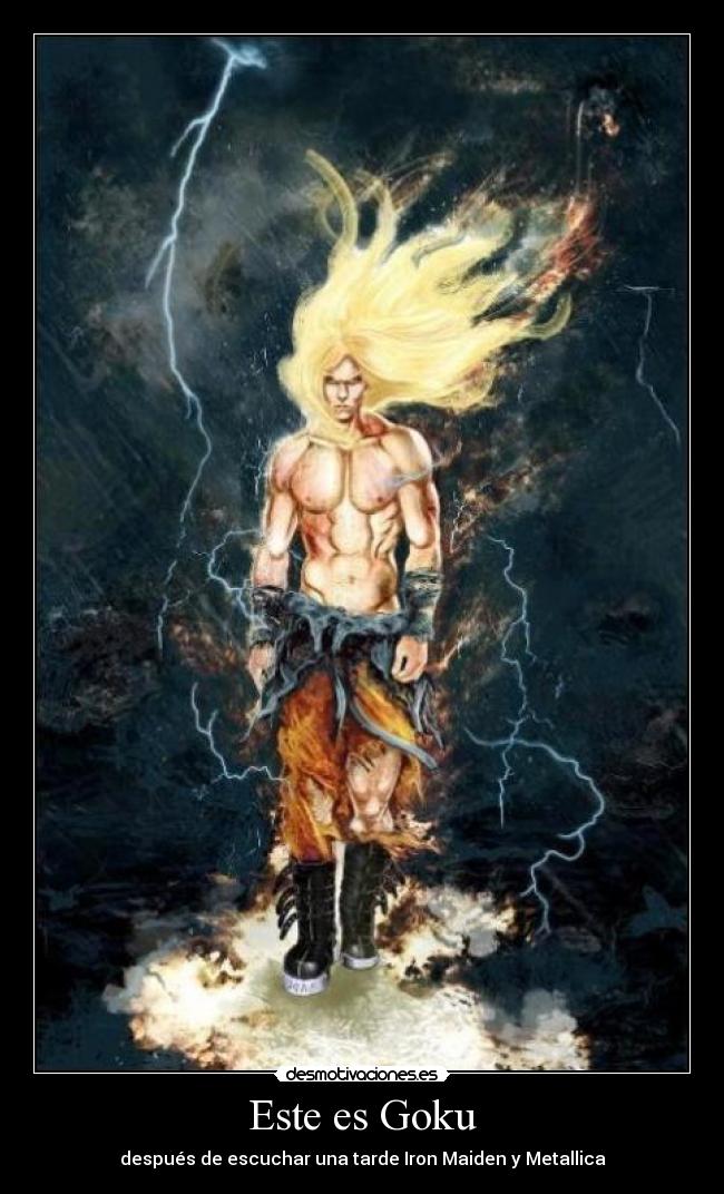 Este es Goku -