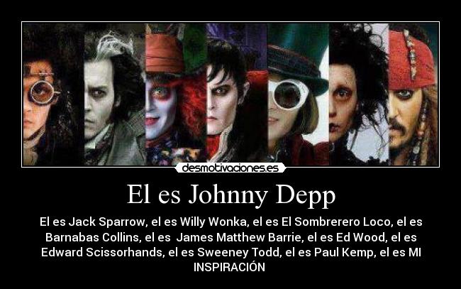 El es Johnny Depp -