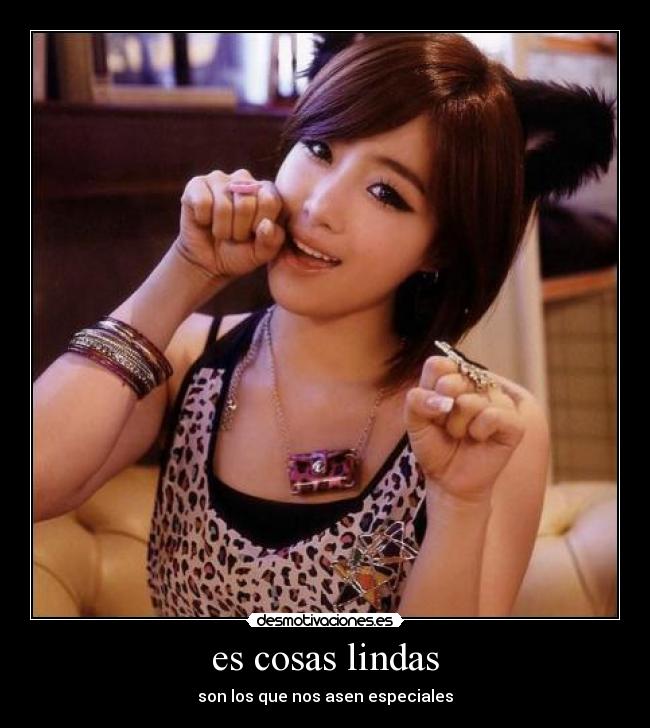 es cosas lindas - 