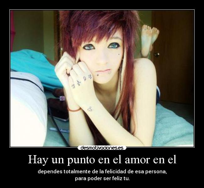 Hay un punto en el amor en el -