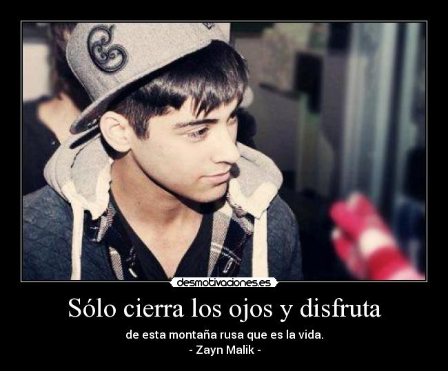 Sólo cierra los ojos y disfruta - 