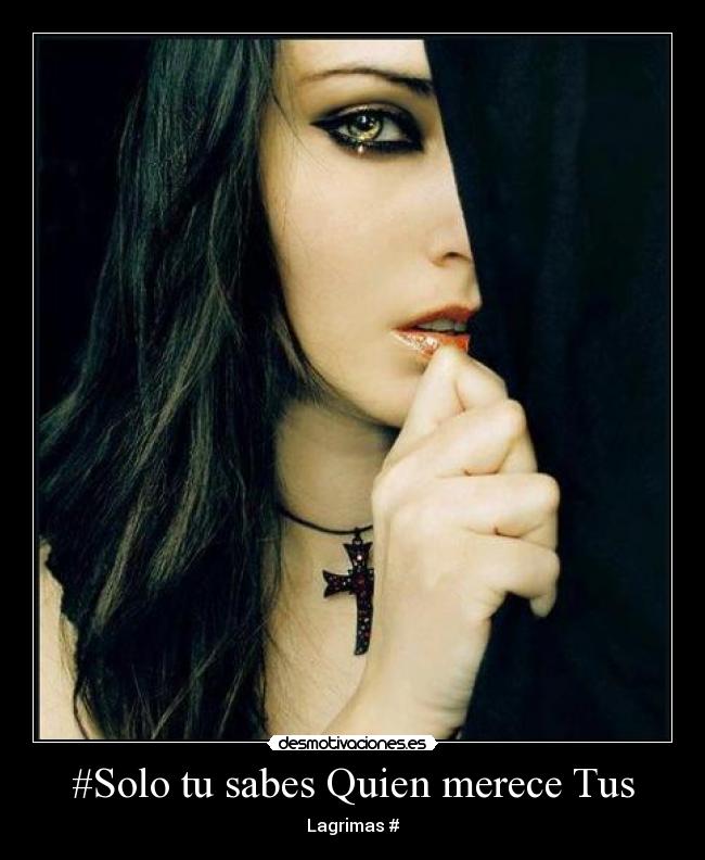 #Solo tu sabes Quien merece Tus - 