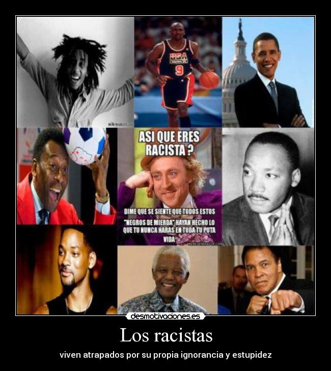 carteles hay razon para ser racista desmotivaciones