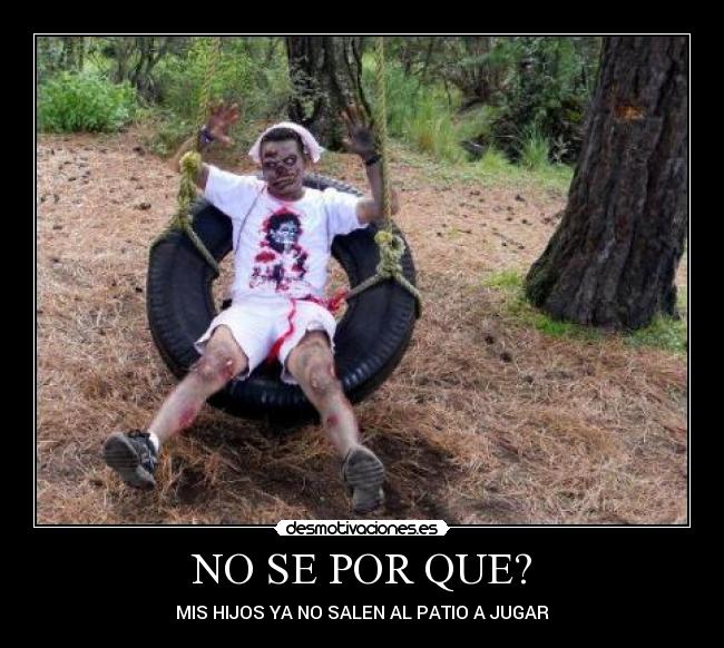 NO SE POR QUE? - MIS HIJOS YA NO SALEN AL PATIO A JUGAR