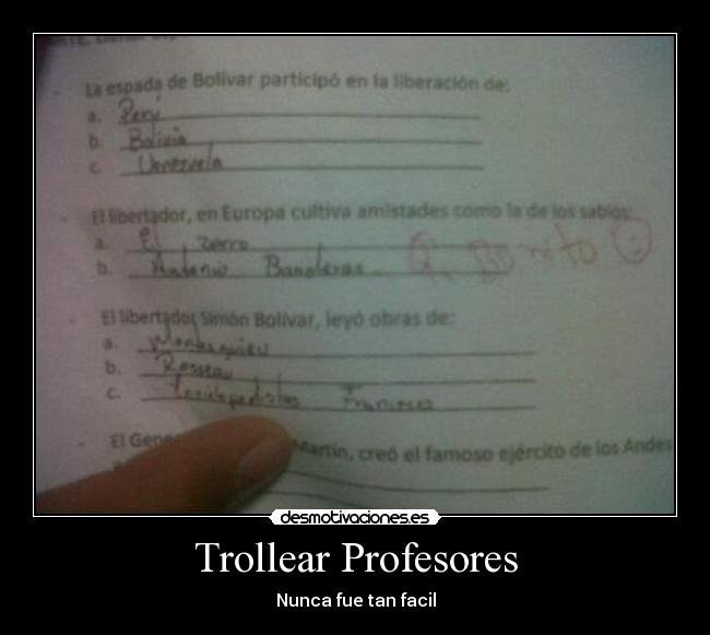 Trollear Profesores -
