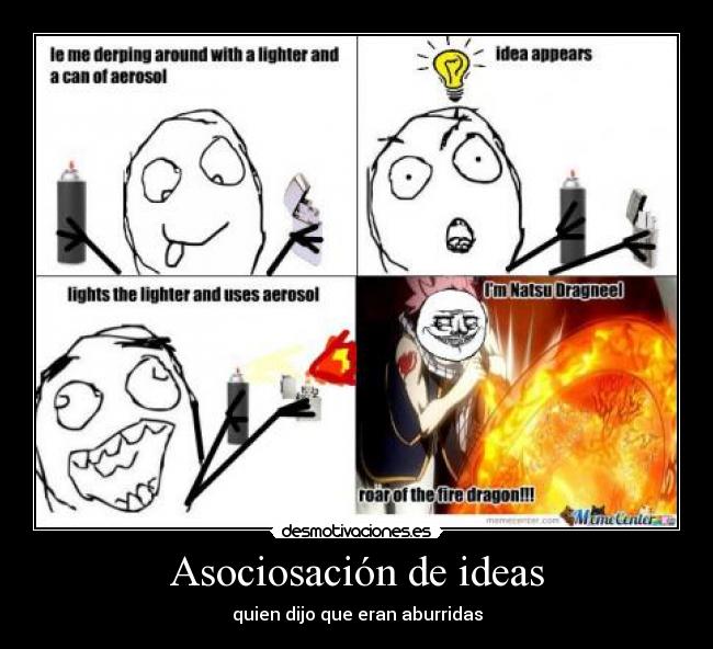 carteles ideas asociasacion ideas anime manga fairy tail natsu cartel desmotivaciones