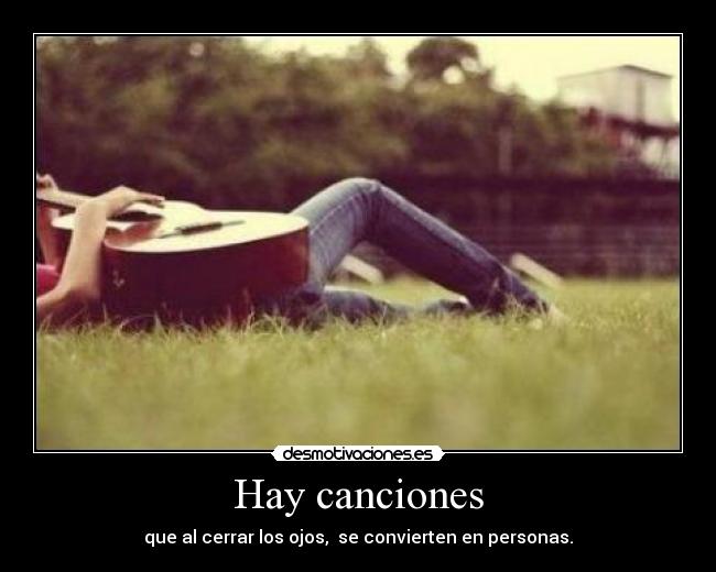 carteles hay canciones desmotivaciones