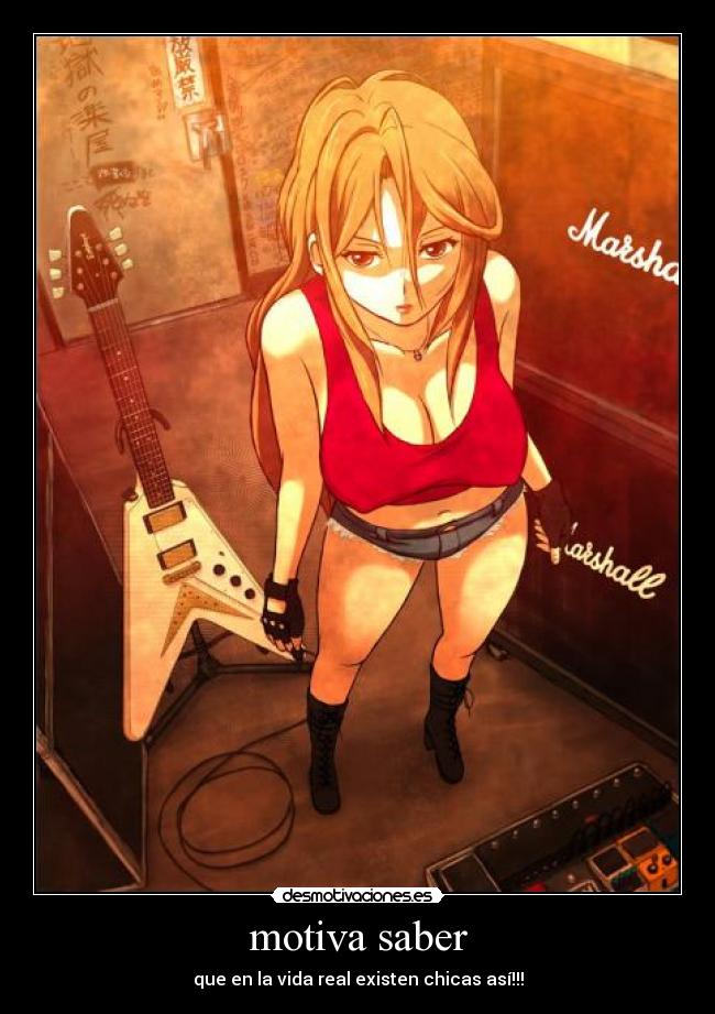 carteles motiva saber sawachan musica guitarra metal rock desmotivaciones