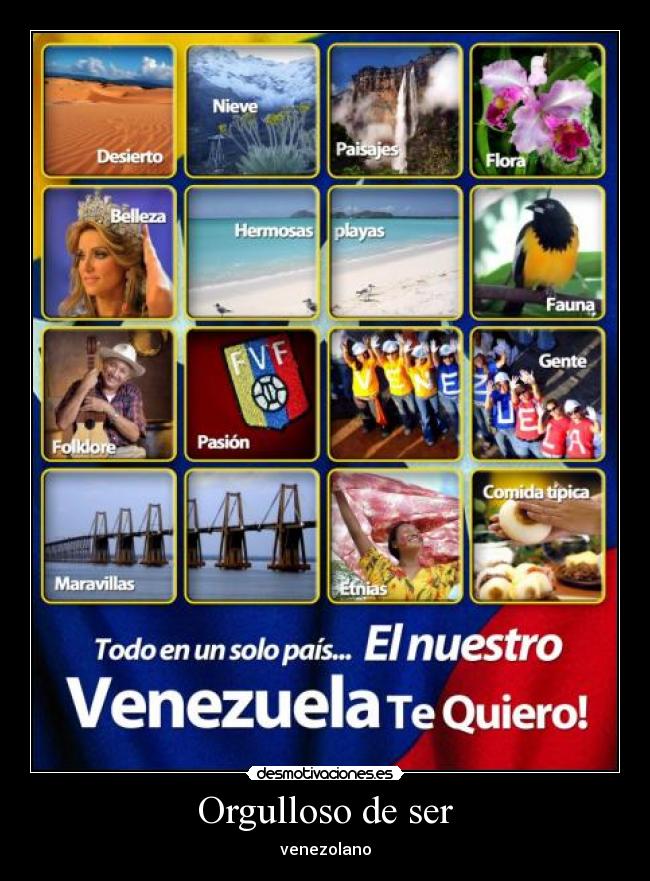 Orgulloso de ser - venezolano