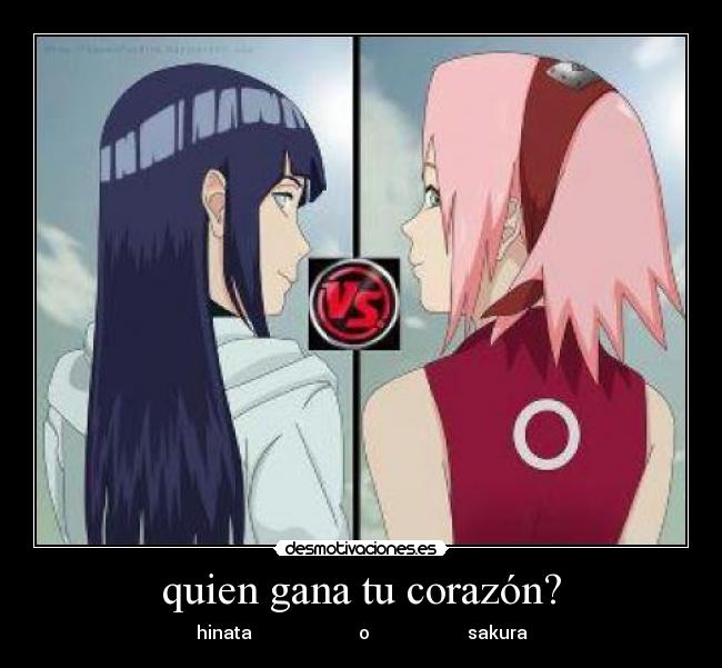 carteles corazon samuels9saytori naruto shippuden hinata sakura amor corazon lindas desmotivaciones