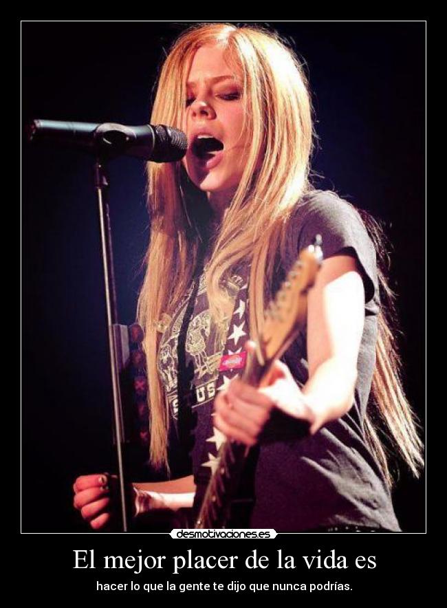 El mejor placer de la vida es - 