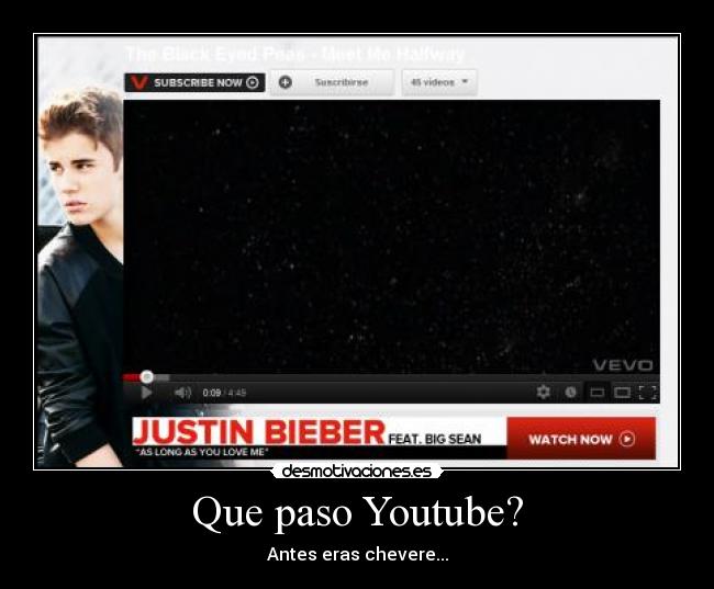 Que paso Youtube? - Antes eras chevere...