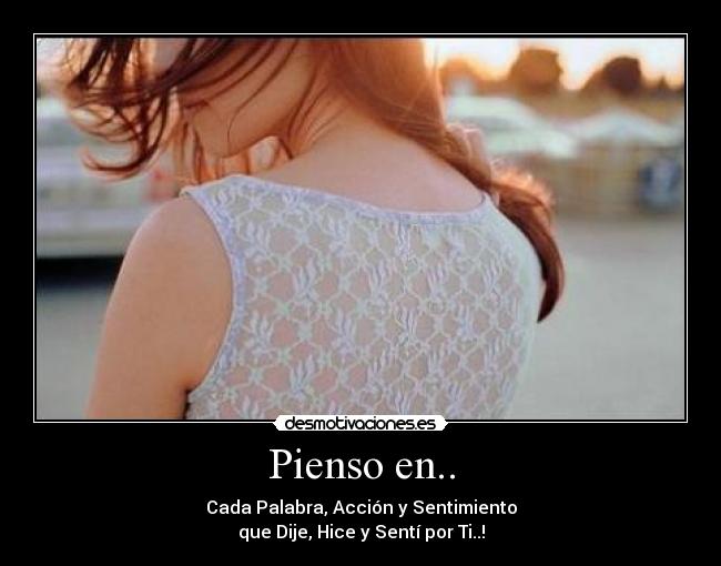 Pienso en.. - 