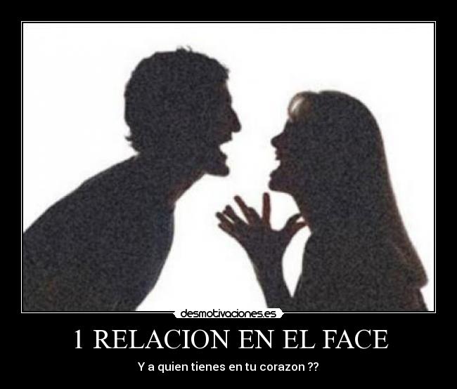 1 RELACION EN EL FACE -