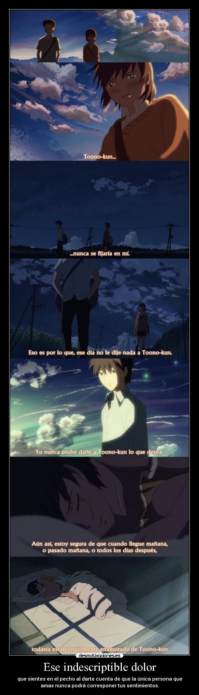 Ese indescriptible dolor -