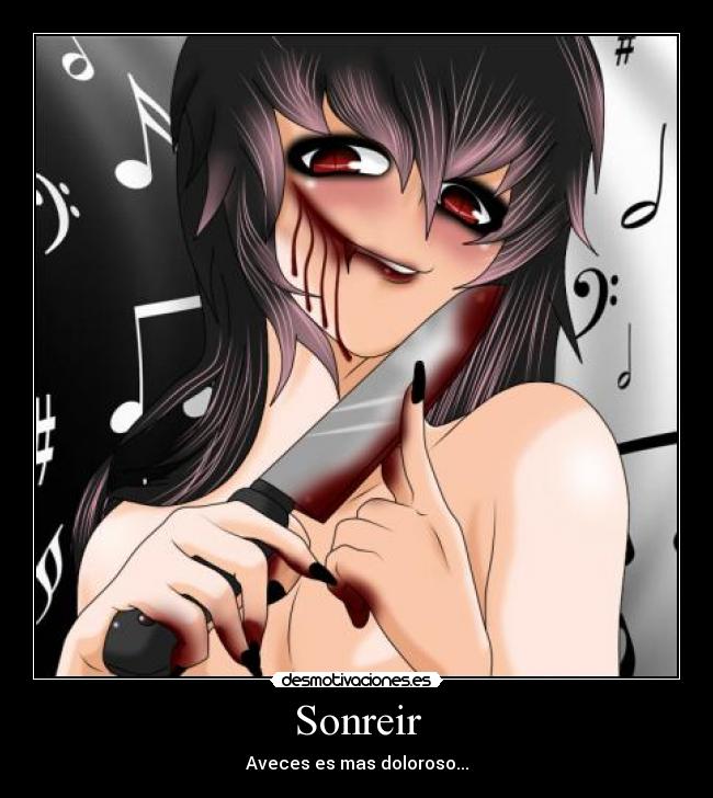 Sonreir - Aveces es mas doloroso...